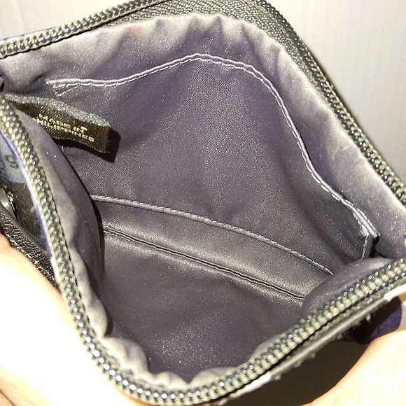 Brand New☆Rare COACH Soho Snaphead Small Sateen Wristlet ~Blue/Silver~ - Picture 7 of 14